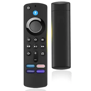 Glitfix Ersatz-Sprachfernbedienung (3. Generation) kompatibel mit Smart TV Stick, Smart TV Cube, Bluetooth, 4 Abkürzungsschlüssel