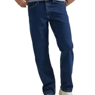 Wrangler Authentics Herren Jeans, Relaxed Fit, Dunkel Stonewashed, 38W / 34L