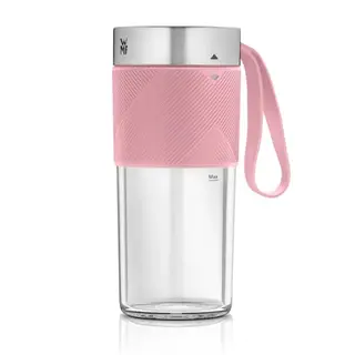 WMF Küchenminis Mix on the Go 300 ml, personal tragbarer Mixer für Smoothies und Shakes, pink