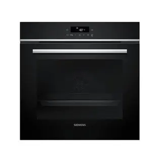 Siemens iQ300 Einbau-Backofen, 60x60 cm, LED-Touch, 3D-Heißluft, Grill, Schnellaufheizung, Pyrolyse, Sicherheit, Edelstahl