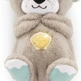 Fisher-Price Schlummer Otter Kuscheltier für Babys - Spielzeug mit Musik, Geschenk zur Geburt