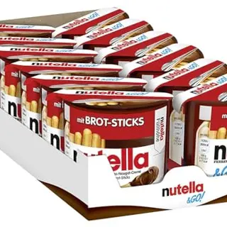 Nutella & GO! – Knusprige Brot-Sticks & Nuss-Nugat-Creme – 12 x 52 g