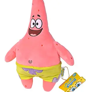Simba Sponge Bob Plüsch Patrick 35 cm – Plüschfigur für Kleinkinder ab den ersten Lebensmonaten