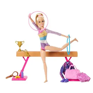 Barbie Turnspaß - Spielset mit Schwebebalken und über 10 Zubehörteilen
