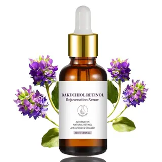 Retinol Gesichtsserum mit Bakuchiol – Anti-Aging, feuchtigkeitsspendend, glättend, 30 ml