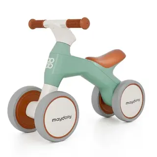 Maydolly Kinder Laufrad für 1-3 Jahre, erstes Fahrrad ohne Pedale, Geschenkidee für den ersten Geburtstag, grün