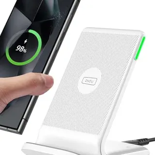 INIU Wireless Charger 15W Induktive Ladestation für iPhone 17 16 15 14 13 12 Pro Max und Samsung Galaxy