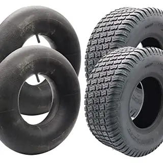 SECURA Tubeless Reifen 18x6.50-8 mit Schläuchen und TR13 Ventil