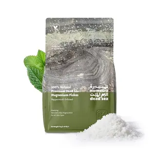Numeira Totes Meer Magnesium Badesalz 1kg mit Pfefferminz, entspannendes Bad