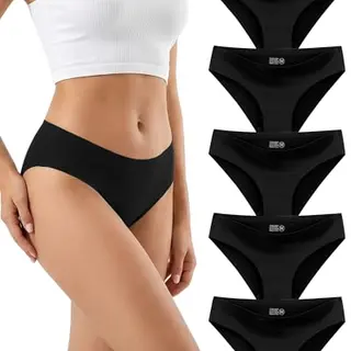 TDONE Seamless Damen Unterwäsche, 6er Pack, Unsichtbare Hipster Slips