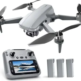 CHUBORY G9 Pluto GPS Drohne mit Kamera 4K, faltbar, 3 Akkus, 90 Min. Flugzeit, Auto-Rückkehr, 4,5 Zoll Display, leicht unter 249 g