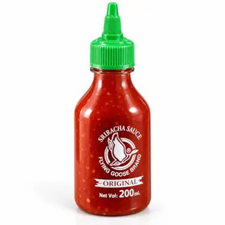 Flying Goose Sriracha Chilisauce, scharf, grüne Kappe, 200 ml