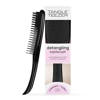 Tangle Teezer Ultimate Detangler Haarbürste – Für Nasses & Trockenes Haar – Entwirrungsbürste – Schwarz