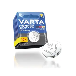 VARTA Knopfzellen CR2032, 10 Stück - Lithium, 3 V