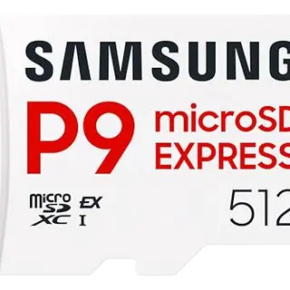 Samsung P9 Express microSD 512 GB, High-Speed Gaming Speicherkarte für Nintendo Switch 2, bis 800 MB/s Lesen, bis 310 MB/s Schreiben, Für 4K UHD Video, Konsolen & Kameras