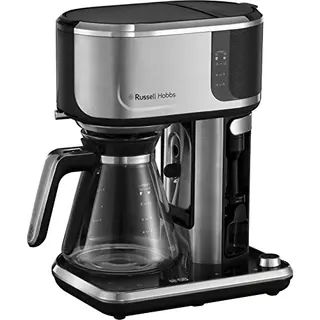 Russell Hobbs Kaffeemaschine Attentiv - Digitale Touch-Bedienfläche mit Brühstärkeneinstellung und Cold Brew-Funktion