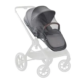 Hauck Universal Baby Moskitonetz für Kinderwagen, Buggys & Reisebetten, Grau - Reißfestes, Waschbares Reise Zubehör