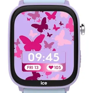 Ice-Watch ICE Smart Junior Find My Purple – Mädchen Smartwatch mit Silikonarmband, 1,75 Zoll