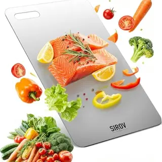 Titan Schneidebrett, lebensmittelecht und langlebig – ideal für Küche, Camping & Alltag (40 x 25 cm)