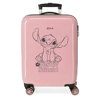 Disney Stitch Kinderkoffer, Hartschalenkoffer für Handgepäck, 28L, leicht, mit Doppelrädern