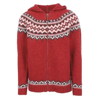 ICEWEAR Brynjudalur Woll-Cardigan mit Kapuze und Reißverschluss