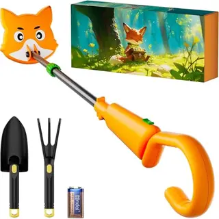 Kinder-Metalldetektor, verstellbar 30-38 Zoll, leicht und tragbar, mit Schaufel & Rechen für Outdoor-Abenteuer
