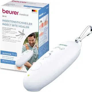 Beurer BiteX Travel Insektenstichheiler BR 10 – Reisen-Stichheiler gegen Juckreiz, kleiner Wärmestift mit Karabiner