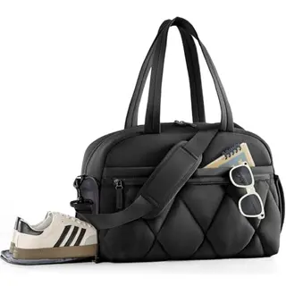 Lekespring Damen Sporttasche, Handgepäck, Schuhfach für Weekender
