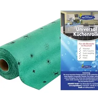 AQUA CLEAN Brillant Universal Küchenrolle, 20 Reinigungstücher (Grün)