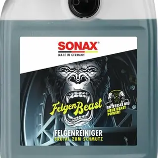 SONAX FelgenBeast Felgenreiniger 5L für polierte, verchromte und matte Stahl- & Leichtmetallfelgen