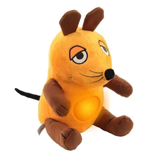 ANSMANN Kuscheltier „Die Maus“ mit LED Nachtlicht – Einschlafhilfe für Kinderzimmer