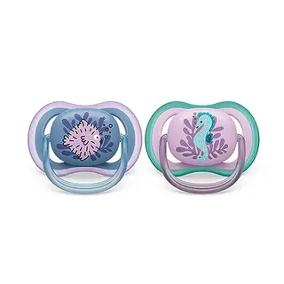 Philips AVENT Ultra Air Schnuller 2er Pack – Atmungsaktiver, BPA-freier Schnuller für Babys 6-18 Monate