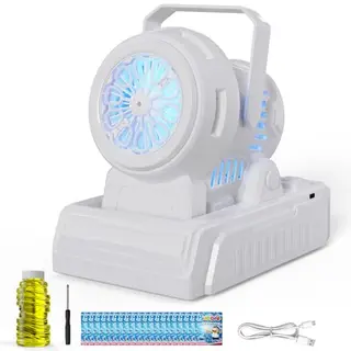 PANACARE Automatische Seifenblasenmaschine - 10000+ Blasen/Min, Tragbare Bubble Machine für Hochzeit, Geburtstag & Partys