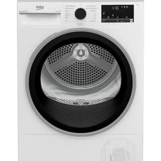 Beko Wärmepumpentrockner 9 kg, allergikergeeignet, SteamCure Dampffunktion, 15 Programme, Weiß