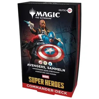Magic: The Gathering | Marvel Super Heroes Commander-Deck – Avengers, sammeln! (Deutsche Version)
