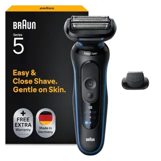 Braun Rasierer Herren Series 5, Elektrisch, 52-B1200si, Blau