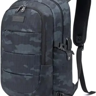 Tzowla Laptop Rucksack für Herren und Damen, wasserdicht und anti-diebstahl, mit USB-Ladeanschluss, für 17,3 Zoll Notebook