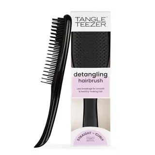 Tangle Teezer Ultimate Detangler Haarbürste – Für Nasses & Trockenes Haar – Entwirrungsbürste für alle Haartypen – Schwarz