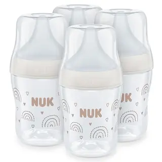 NUK Perfect Match Babyflaschenset | Ab 0 Monate | 150 ml | BPA-frei | 4 Stück
