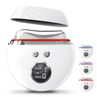 EMS Gua Sha Gesichtsmassagegerät mit Vibration & Wärme - 4 Modi, 9 Intensitätsstufen, Anti-Aging