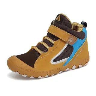Mishansha Kinder Trekkingschuhe Wanderschuhe Mädchen & Jungen, Gelb, Größe 35