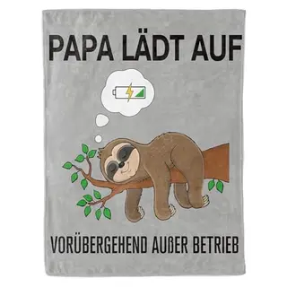 Kuscheldecke fürs Vatertags- und Geburtstagsgeschenk für Papa