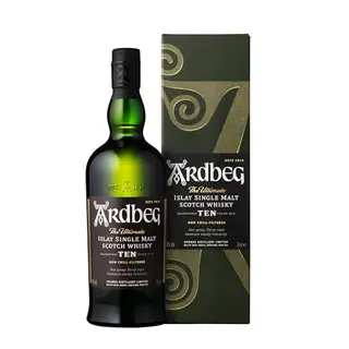 Ardbeg 10 Jahre Islay Single Malt Scotch Whisky in Geschenkbox, 70cl – Torfig & rauchig mit feiner Süße