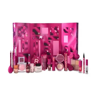 Revolution Makeup Advent Calendar 2025 – 24 Beauty-Must-haves, veganes Geschenkset mit Lipgloss, Highlighter, Blush, Pinseln & Mascara