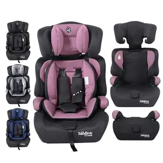 FableKids Kinderautositz 9-36 kg | Verstellbare Kopfstütze | Pink