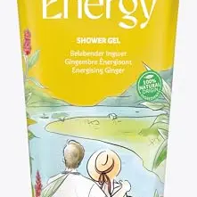 WELEDA Bio Energy Duschgel vegan - Naturkosmetik Dusche mit Ingwer & Zedernholz Duft für Frauen & Männer (200ml)