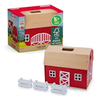 Schleich FARM WORLD Großer Holz-Bauernhof mit Haus, Zäunen & Zubehör, ab 1,5 Jahre, 7 Teile