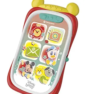 Clementoni Disney Baby Mickey Smartphone - Interaktives Kinderhandy mit Licht- und Soundeffekten für Kleinkinder von 9-36 Monaten