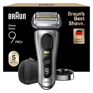 Braun Series 9 PRO+ Elektrorasierer Herren, 9517s, wasserdicht, 60 Min. Akku, inkl. Etui & Ladestation
