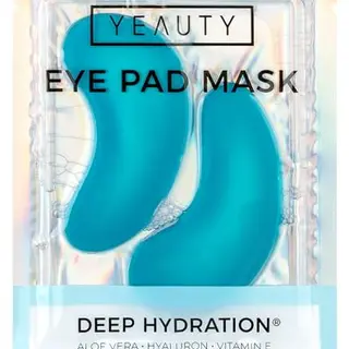 YEAUTY Deep Hydration Eye Pads mit Aloe Vera, Hyaluron & Vitamin E – Feuchtigkeitsspendende Behandlung gegen trockene Haut